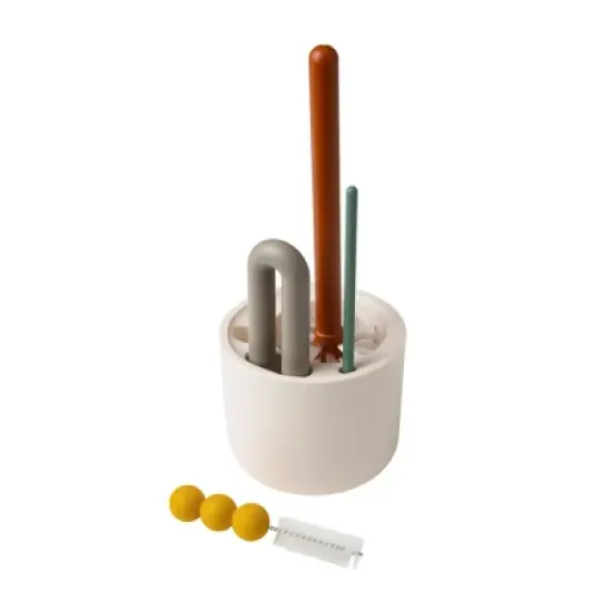 Boon Mod Baby Bottle Cleaning Brush Set with Storage Vase - 4pk image {8}