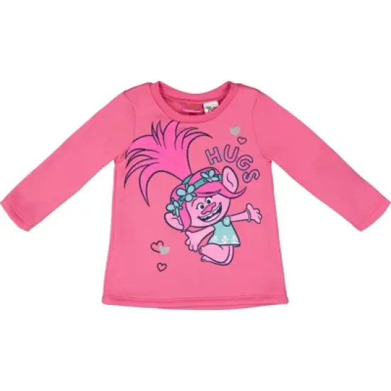 DreamWorks Trolls Poppy Girls Pullover Fleece T-Shirt and Leggings Outfit Set Toddler image {1}
