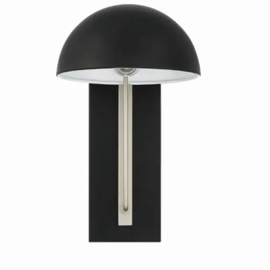 Craftmade Lighting Kahn 1 - Light Wall Light in  Midnight/Satin Aluminum image {1}