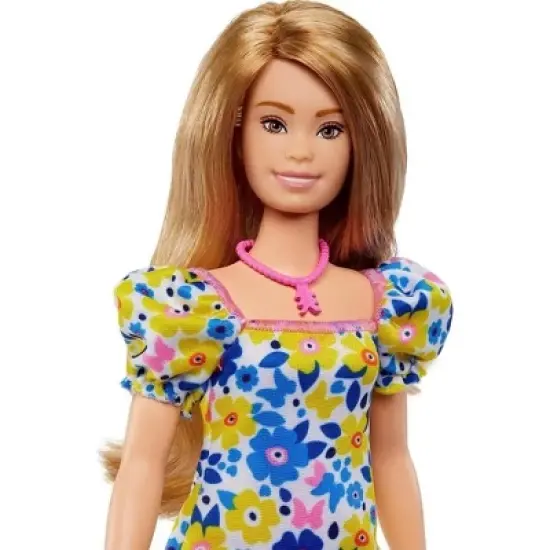 Barbie Fashionistas Doll #208, Doll with Down Syndrome Wearing Floral Dress, image {4}