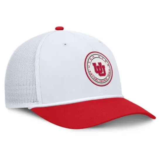 NCAA Utah Utes Structured Mesh Snapback Hat image {2}
