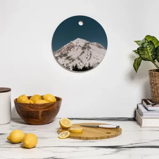 Hannah Kemp Mount Hood Cutting Board - Round image {2}
