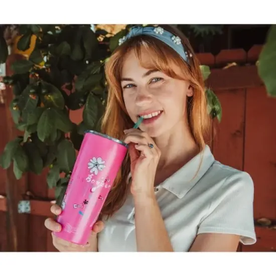 Silver Buffalo Disney The Aristocats Marie "Bonjour" Stainless Steel Tumbler | Holds 22 Ounces image {4}