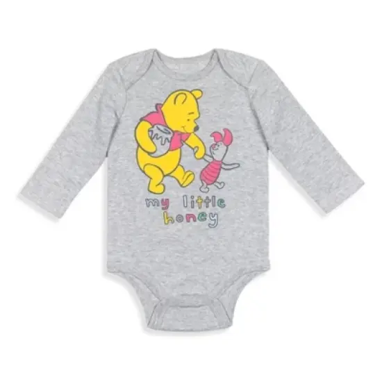 Disney Lion King Winnie the Pooh Mickey Mouse Baby 5 Pack Bodysuits Newborn to Infant image {4}