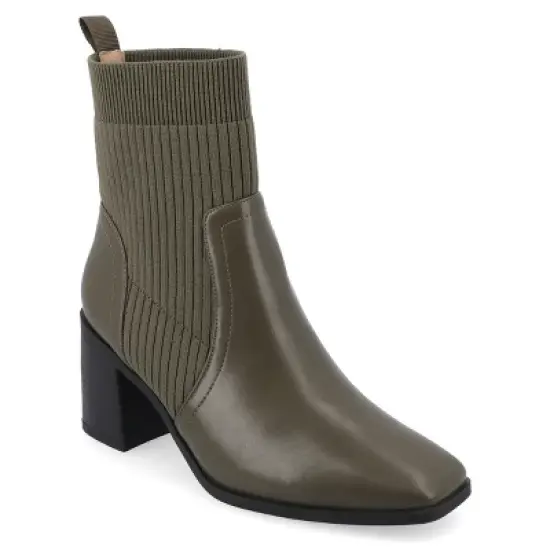 Journee Collection Medium and Wide Width Women's Tru Comfort Foam&trade; Harlowe Booties image {10}