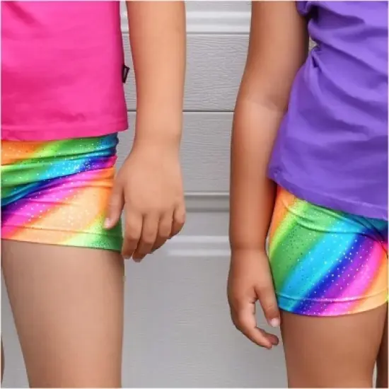 City Threads USA-Made Printed Girls Novelty Bike Shorts image {4}