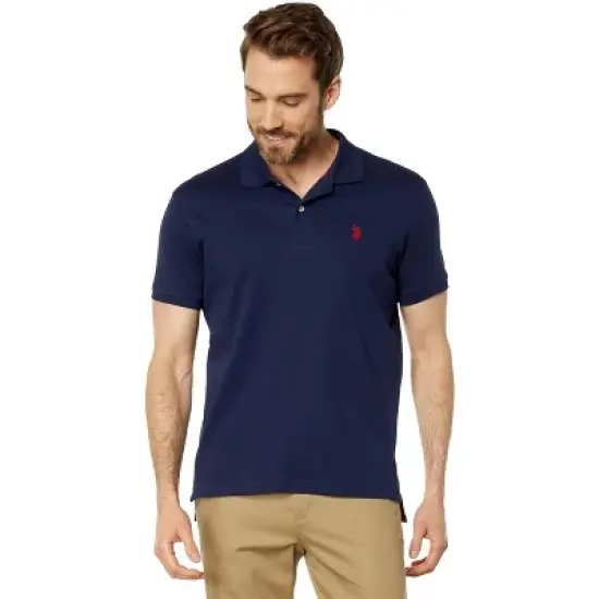 U.S. Polo Assn. Men's Slim Fit Interlock Polo Shirt image {4}