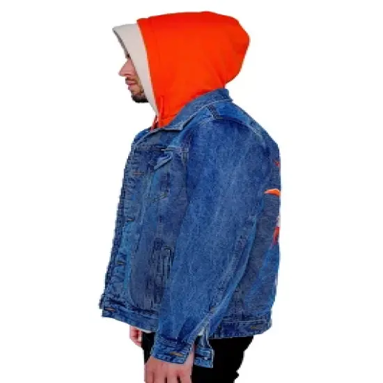 Members Only Men's Chucky Hoodie Trucker Jacket image {3}