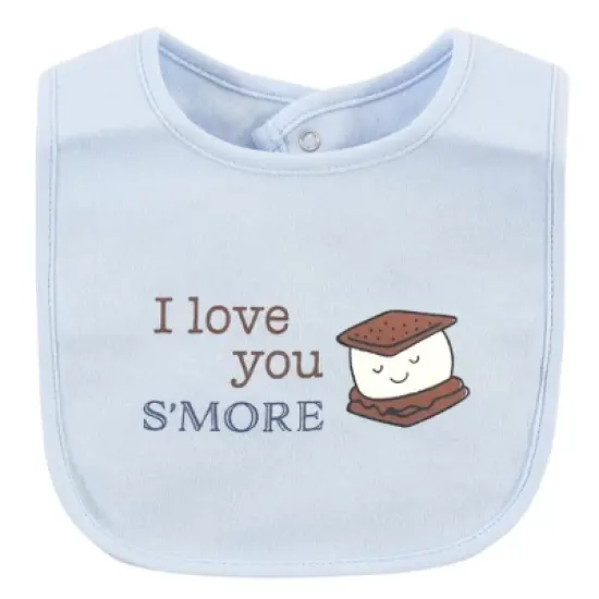 Hudson Baby Infant Boy Cotton Bibs, Food Puns Boy, One Size image {5}