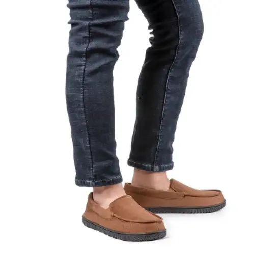 RockDove Men's Flannel Lined Memory Foam Loafer Slipper image {4}