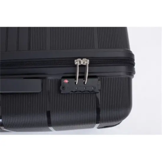 FATMOON Hardshell Suitcase Double Spinner Wheels PP Luggage Sets Lightweight Durable Suitcase with TSA Lock, Set of 3(20/24/28) image {9}