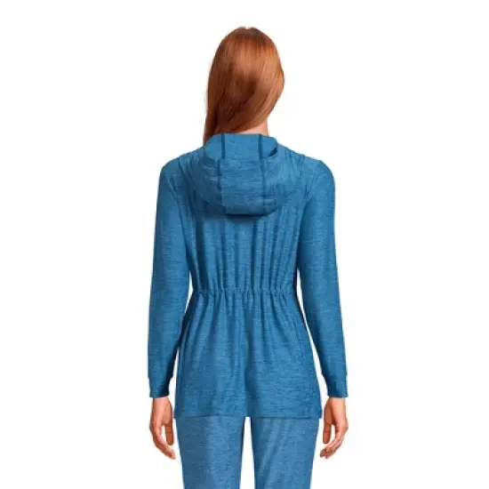 Lands' End Women's Soft Performance Full Zip Hoodie image {1}