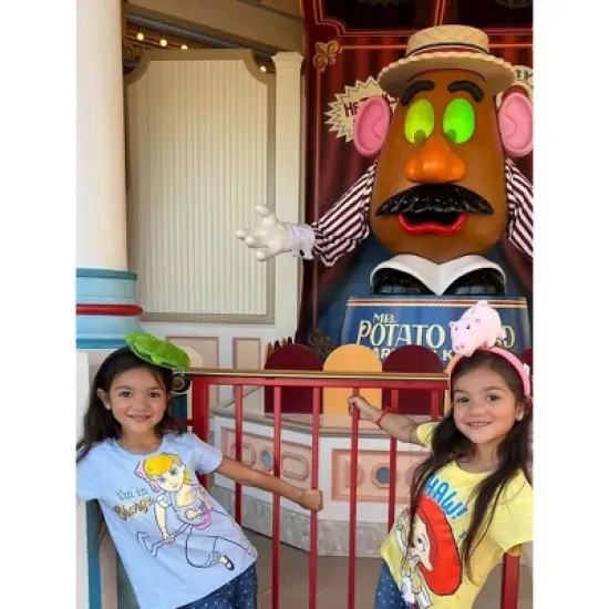 Disney Pixar Toy Story Bo Peep Jessie Girls 4 Pack T-Shirts Little Kid to Big Kid image {5}