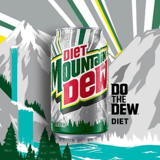Diet Mountain Dew Citrus Soda - 12pk/12 fl oz Cans image {3}