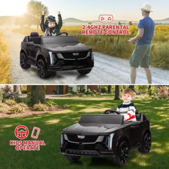 24V Kids Ride on Car Licensed Cadillac 2 Seater Ride on Truck Toy Battery Powered Electric Car for Toddlers image {2}