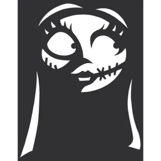 Women's The Nightmare Before Christmas Halloween Sally Shadow Racerback Tank Top image {1}