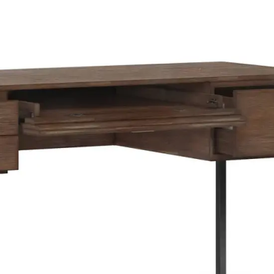 Brandt Desk Rustic Natural Aged Brown - WyndenHall image {2}