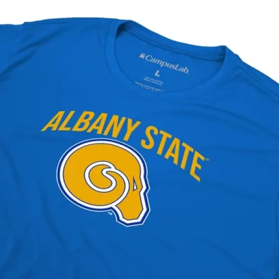 Men's Campus Lab Albany State University Men's Sport Active T-Shirt Primary Logo image {4}