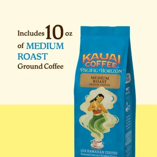 Kauai Coffee Koloa Estate Medium Roast Ground Coffee - 10oz image {4}