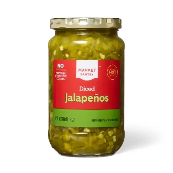 Hot Diced Jalapenos - 12oz - Market Pantry&trade; image {3}
