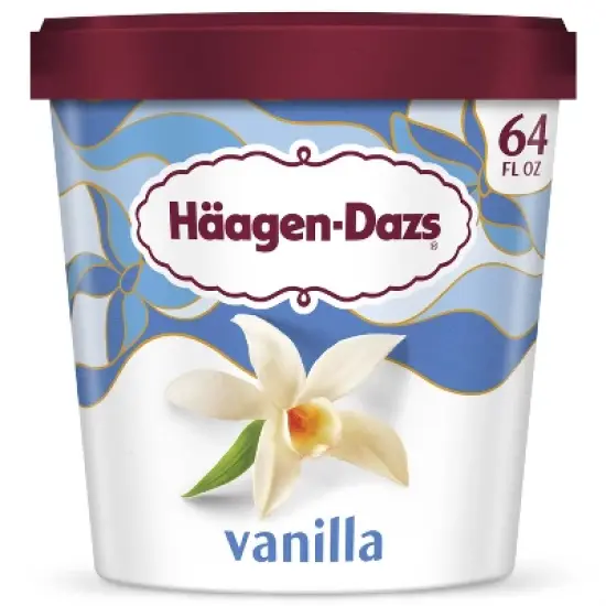 Haagen-Dazs Vanilla Ice Cream - 64 fl oz image {12}