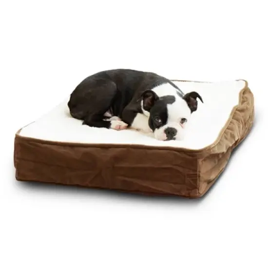 Kensington Garden Oscar Orthopedic Dog Bed - Latte/Birch image {5}