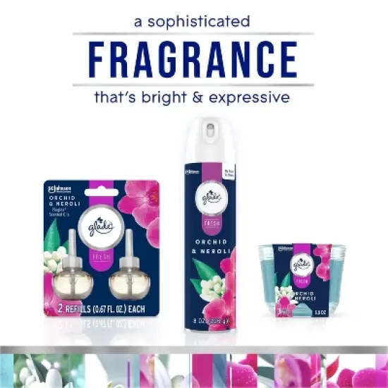 Glade Automatic Spray Air Freshener Refill Orchid & Neroli - 6.2oz image {9}