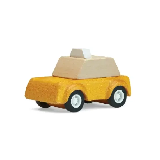 Plantoys| Yellow Taxicab image {1}