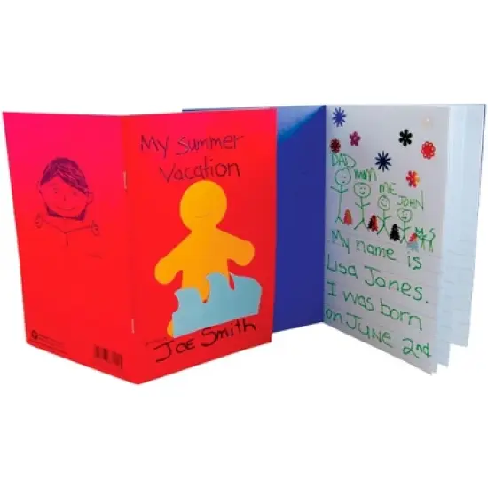 Hygloss My Storybook, 24 Pages, 5-1/2 x 8-1/2 Inches, Assorted Colors, Set of 6 image {1}