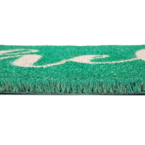 Natural Coco Coir Door Mat 17"x30", Hello Welcome Front Doormat Non Slip Rug for Home Indoor Outdoor Entrance image {3}
