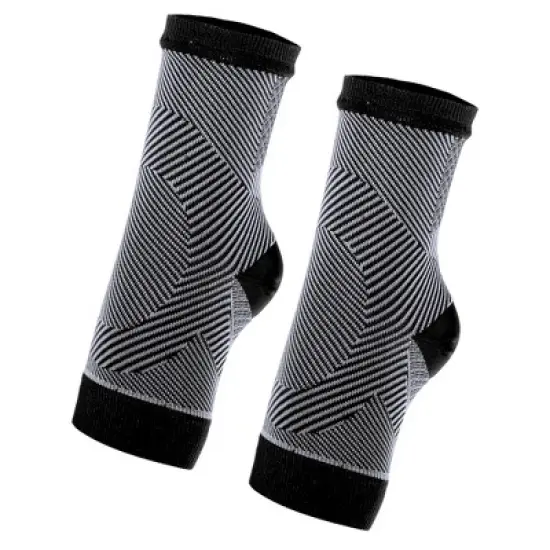 Unique Bargains Pair Ankle Compression Sleeve Socks Foot Ankle Brace for Men Women Achilles Tendon image {6}