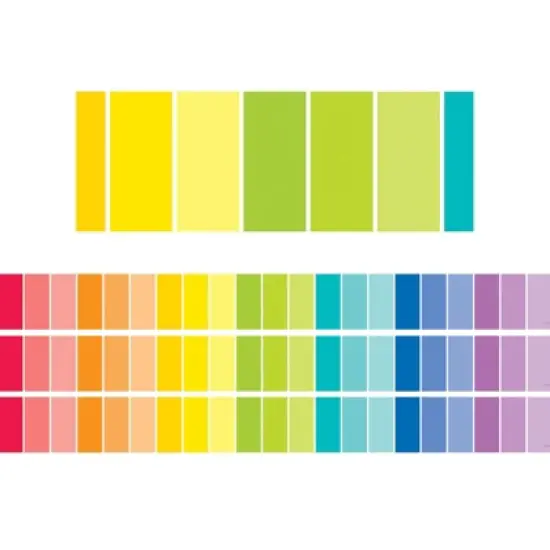 Creative Teaching Press&reg; Rainbow Paint Chip EZ Border, 48 Feet Per Pack, 3 Packs image {3}