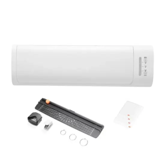 VEVOR Laminator Machine, Cold and Hot Laminator for Max A3 Paper Size, 1 min Quick Warm Thermal Laminator, 3-5 mil Thickness, White + Grey image {8}