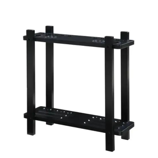 Hathaway Classic Floor Billiard Pool Cue Rack - Black image {2}