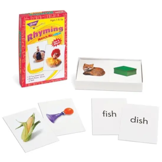 TREND Rhyming Words Match Me Cards, 6 Packs image {2}