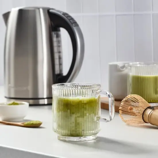 Cuisinart 1.7L Perfectemp Programmable Stainless Steel Electric Kettle Light Silver CPK-17P1: Adjustable Temp, Cordless, 360&deg; Base image {10}