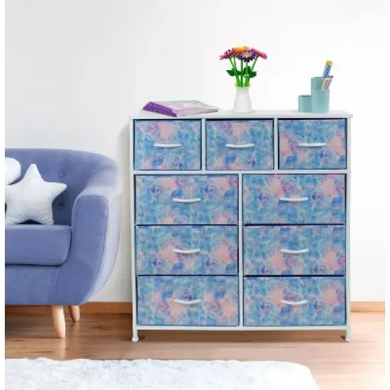 Sorbus Drawer Dresser for Bedroom Home Blue image {2}