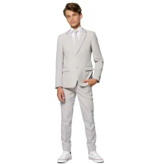 OppoSuits Teen Boys Solid Color Suits image {6}