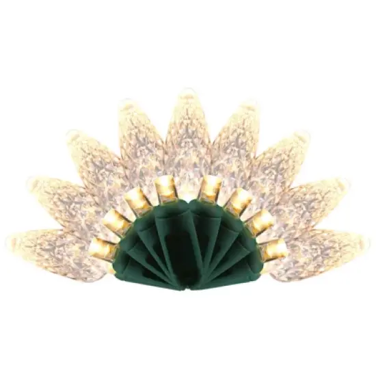 Celebrations Platinum LED C6 Warm White 50 ct String Christmas Lights 25 ft. image {1}