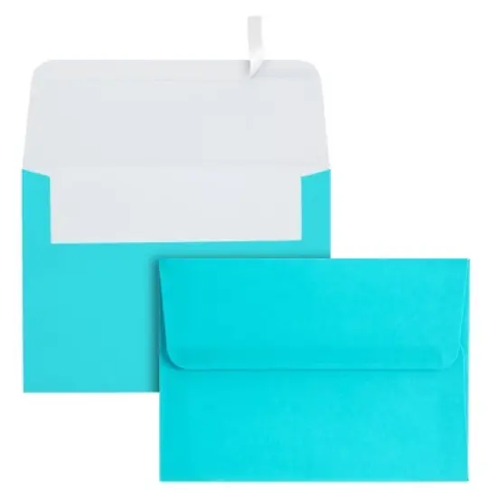Best Paper Greetings 100 Pack Colored 5x7 Mailing Envelopes, A7 Size Invitations, Greeting Cards, Peel and Stick Seal, Square Flap, 7 Colors image {5}