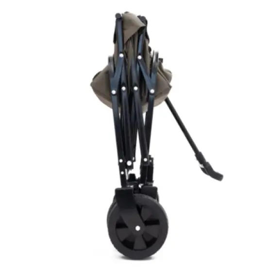 FURNIinspire Outdoor Serving Carts Minimeetall Extention Collapsible Foldable Wagon Cart for Camping Shopping 225lbs, Green, 25.98"*17.32"*37.4" image {3}