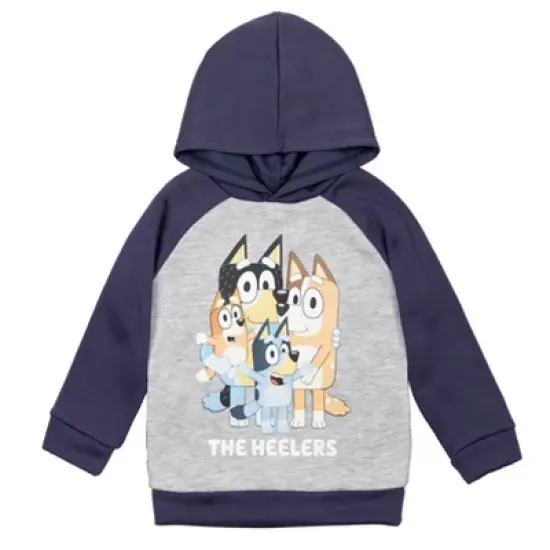 Bluey Mom Dad Bingo Fleece Hoodie Toddler image {8}