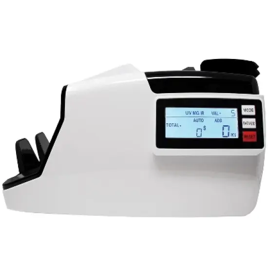 Nadex Coins&trade; V3600 Money Counter and Counterfeit Detector in White image {7}