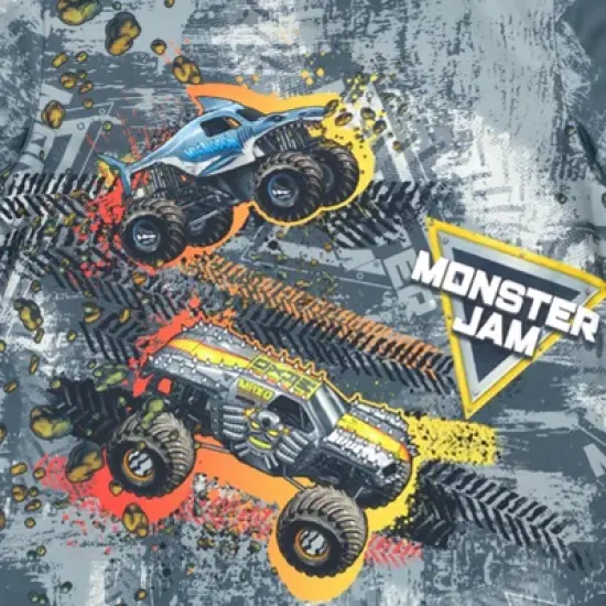 Monster Jam Maximum Destruction Megalodon El Toro Loco T-Shirt and Shorts Outfit Set Toddler to Big Kid image {7}