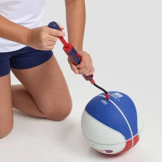 Champion Dual Action Ball Pump- RWB image {3}