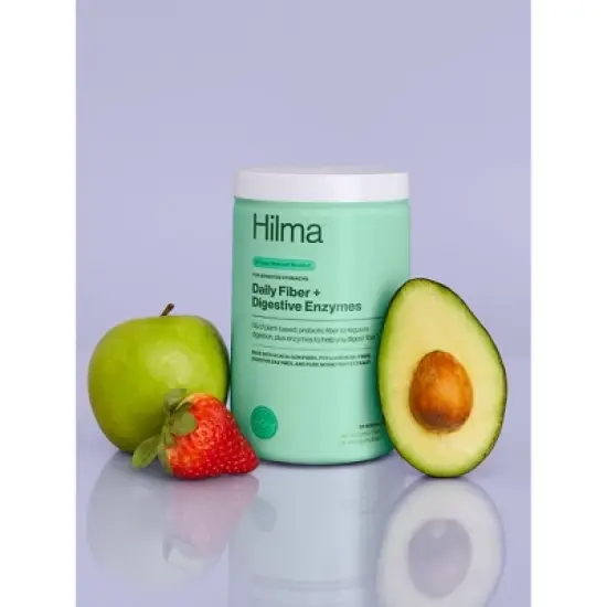 Hilma Daily Fiber + Digestive Enzymes Powder - 7.94oz image {6}