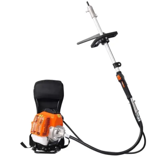 4 In 1 Multi Functional 52CC Trimming Tools with Power Head String Trimmer Brush Cutter Hedge Trimmer Hard Shaft Pole Saw Bottle Mixer image {4}