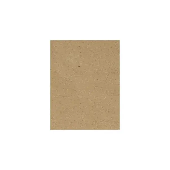 LUX 65 lb. Cardstock Paper 8.5" x 11" Grocery Bag Brown 500 Sheets/Pack (81211-C-46-500) image {1}
