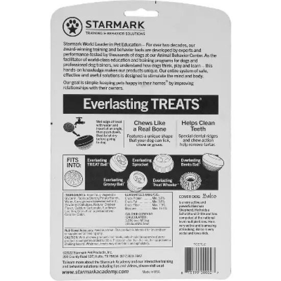 Starmark Everlasting Treats Chicken Dog Chew Toy - Small image {1}