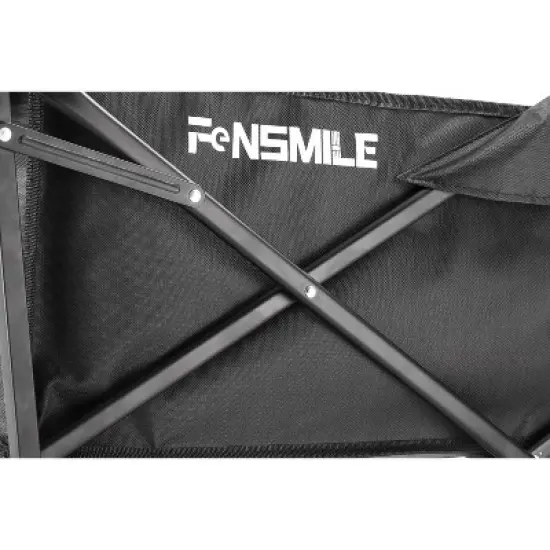 EchoSmile 4.06 cu. ft. Fabric Portable Garden Cart with Adjustable Rolling Wheels image {10}